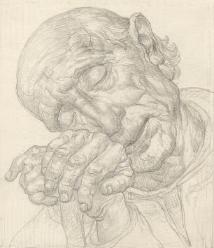 Man getekend door Van Dooren Edmond