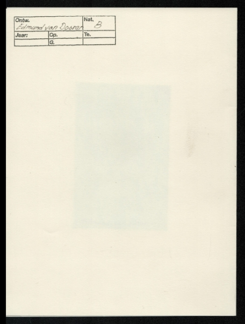 E. Van Dooren met een ex libris