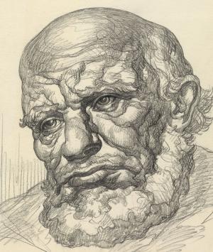 Karakterkop Van Dooren Edmond