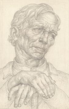 Man getekend door Van Dooren Edmond