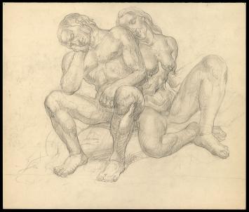 Tekening van de Belgische kunstenaar Edmond Van Dooren kopen