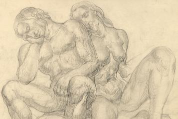 Naakt koppel Van Dooren Edmond