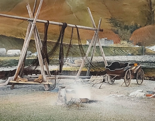 Pastel uit 1990 van Jef Van Grieken