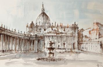 Sint-Pietersplein in Rome