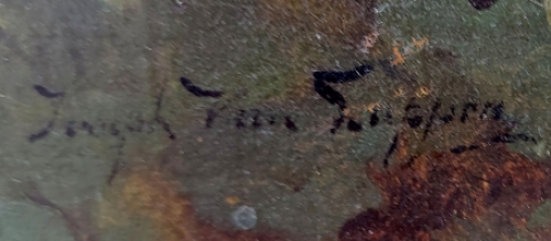 De Belgische schilder Joseph Van Luppen