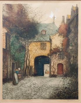 Ets van de Belgische kunstenaar Alfred Van Neste