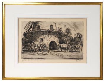 Ets van de Belgische etser Jules Van Ael kopen