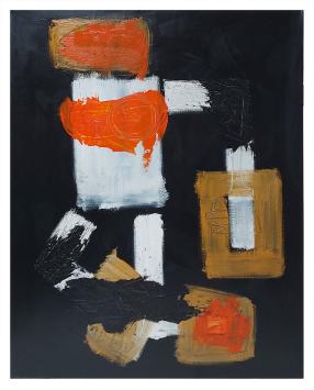 Abstract schilderij uit 2003 kopen van de Belgische kunstenaar Glenn Vandesande
