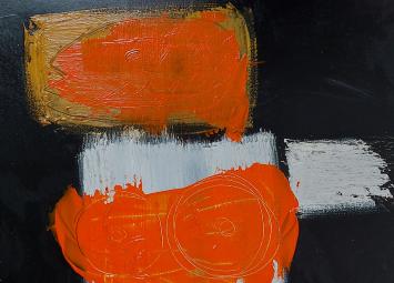 Oostendse kunstenaar Glenn Vandesande met een hedendaags kunstwerk