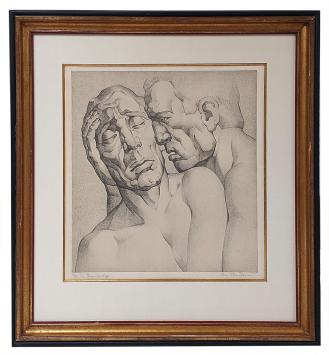Litho van de Belgische kunstenaar Edmond Van Dooren kopen