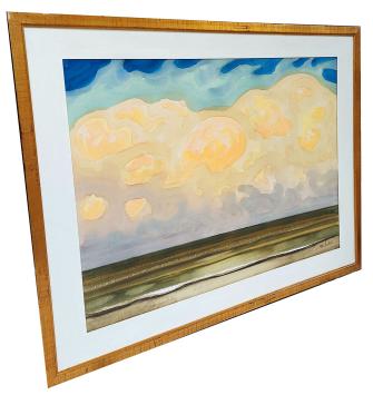 Aquarel, de Vlaamse kust