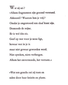 Wat zij zei  1998 III/X