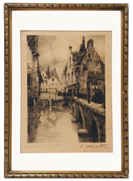 Ets van de Belgische etser Julien Van Santen