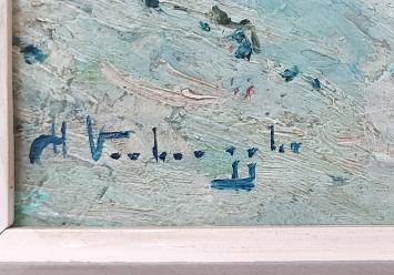 De Belgische kunstschilder Charles Verbrugghe