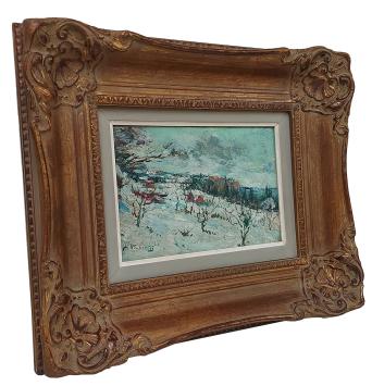 Olieverfschilderij op paneel  van Charles Verbrugghe