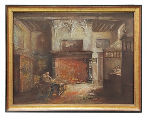 Schilderij van de schilder Julien Van de Veegaete kopen