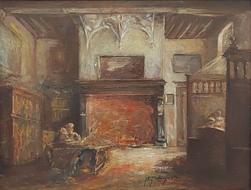 Belgische kunstschilder Julien Van de Veegaete