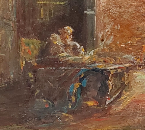 Schilderij van Belgische schilder Julien Van de Veegaete