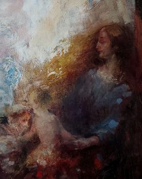 Julien Van de Veegaete , schilderij uit 1917