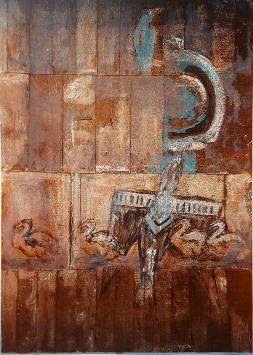 Grafisch kunstewerk gedrukt op 70 exemplaren