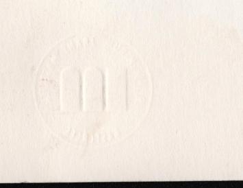 Kleurenlitho kopen, met droogstempel Masereel Centrum