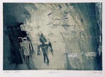 Grafisch kunstwerk in kader