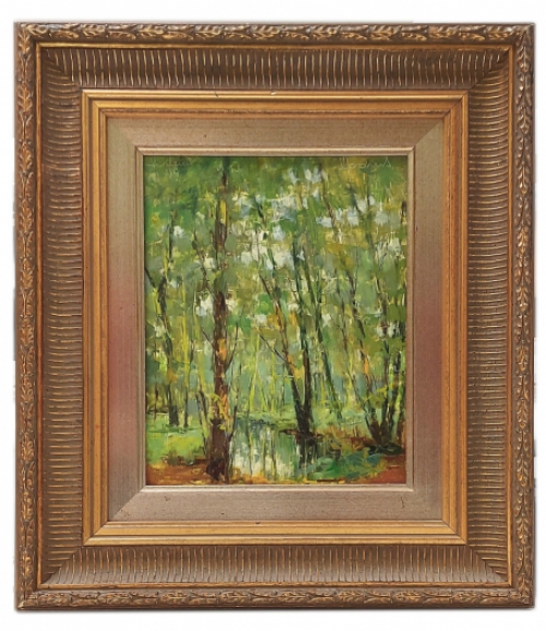 Schilderij  van de Belgische kunstenaar van Vic Dooms