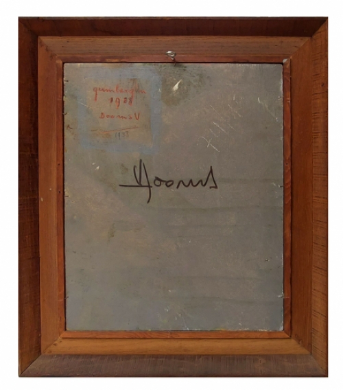 Schilderij uit 1938 van V. Dooms