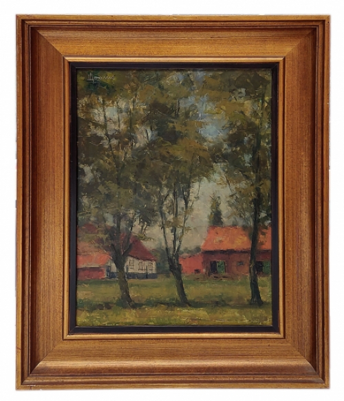 Schilderij van Vic Dooms Belgische kunstenaar