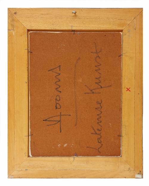 Boerderijtje achter de bomen