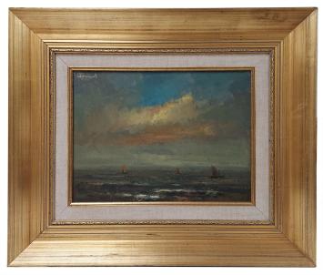 Olieverfschilderij  van de Belgische kunstenaar van Vic Dooms