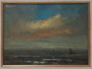 Schilderij van Vic Dooms kopen, een zeegezicht