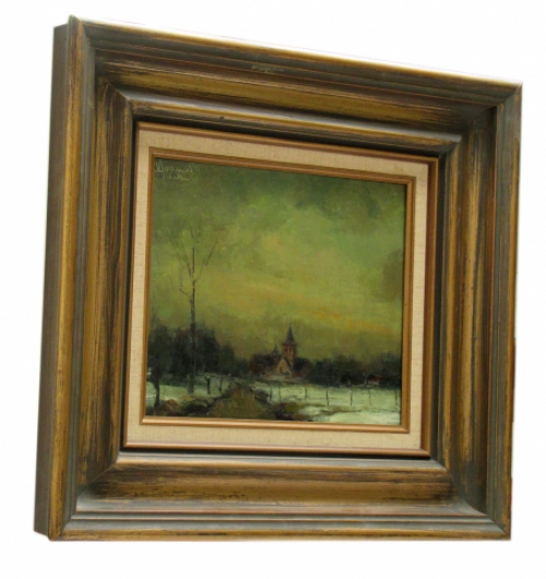 Winterlandschap Latem