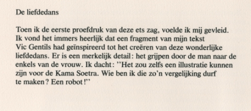 Ets van V. Gentils kopen, de liefdedans