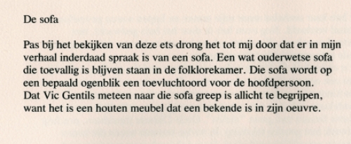 Vic Gentils met een gesigneerde ets