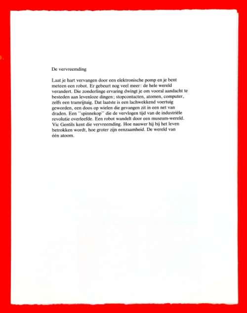 Ets van V. Gentils kopen, de vervreemding