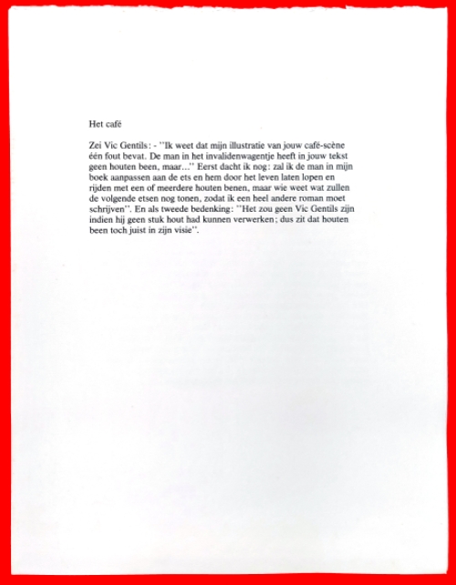 De Belgische kunstenaar Vic Gentils