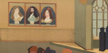 Kunstwerkje uit 1969 op papier van Vic Gentils kopen