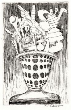 Gesigneerde grafiek van Vic Gentils uit 1981