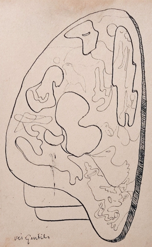 De Belgische kunstenaar Vic Gentils