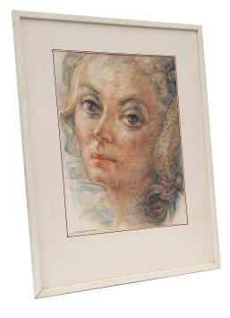 Pastel, Portretstudie