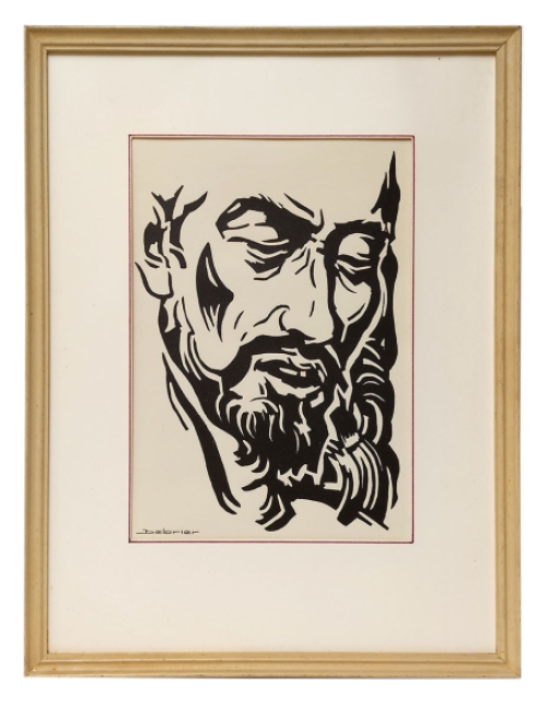 Tekening van de Belgische kunstenaar Victor Debrier kopen