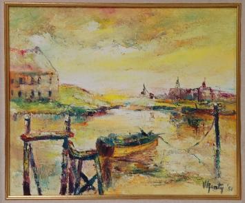 Olieverf schilderij van Victor Renty