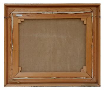 Landschapje met boerderij en knotwilgen 1974