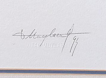 Abstractie blauw Xc 1993 1/35