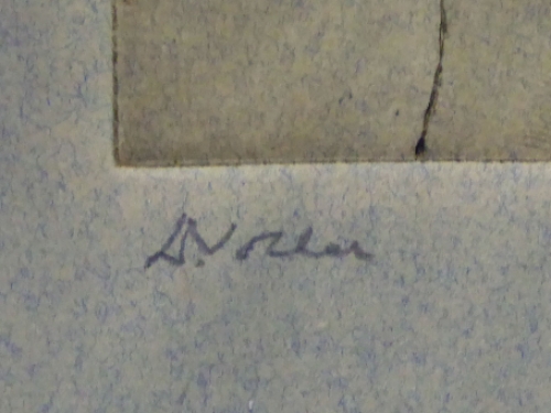 Etching by Dirk Henri Peereboom Voller