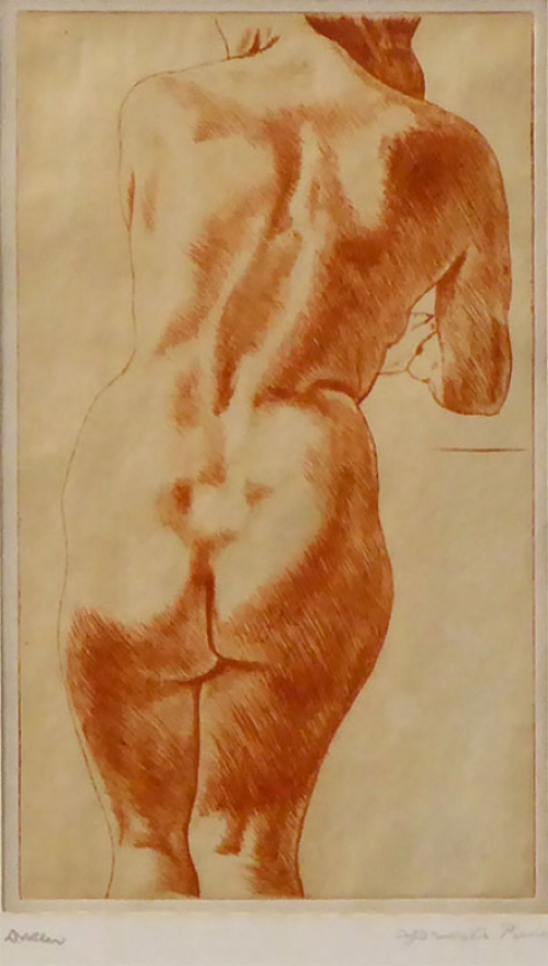 Etching by Dirk Henri Peereboom Voller