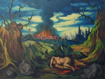 Olieverfschilderij van Virgile Van Malder kopen