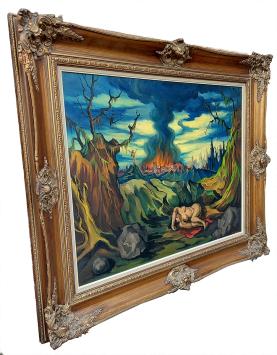 Surrealistisch landschapje