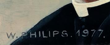 The Priest – Enamel on panel – Walter Philips – 1977